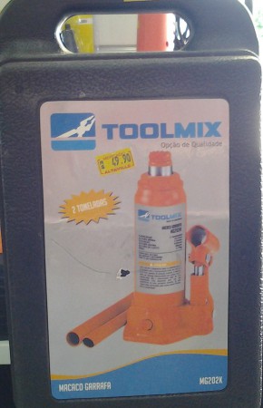 Macaco Garrafa Toolmix para até 2 toneladas